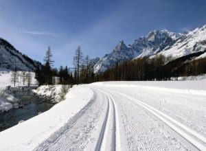 Le piste di fondo in Val Ferret