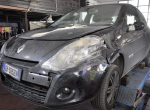 L'auto che ha investito il piccolo Alex Sgrò