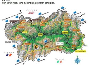 Cartina Tor des Géants 2012