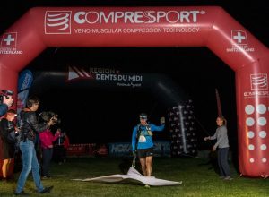 Patrick Bohard all'arrivo dello SwissPeaks 2018