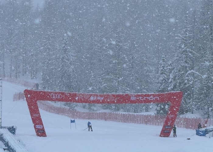 L'arrivo del superG in Val di Fassa - Foto Fis