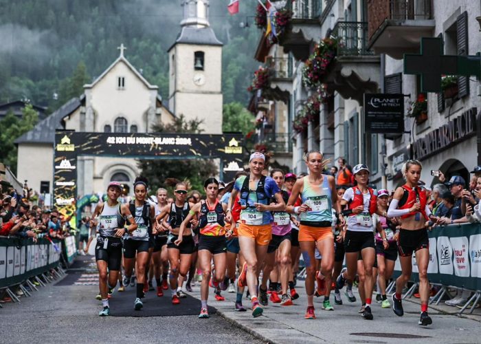 Marathon Mont Blanc - partenza delle élite donne - credit David Gonthier