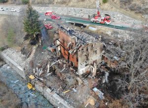 L'incendio a Nus