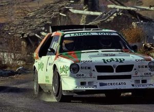 Cerrato e Cerri al Rally della Valle d'Aosta 1986 - Foto Facebook "Rally my life"