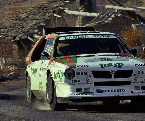 Cerrato e Cerri al Rally della Valle d'Aosta 1986 - Foto Facebook "Rally my life"