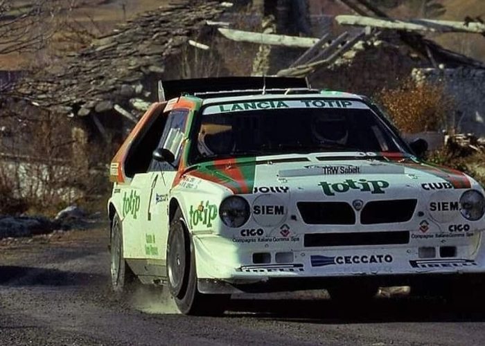 Cerrato e Cerri al Rally della Valle d'Aosta 1986 - Foto Facebook "Rally my life"
