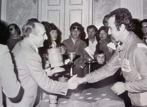 Montaldo premiato al Rally Valle d’Aosta del 1975 Montaldo premiato al Rally Valle d'Aosta del 1975