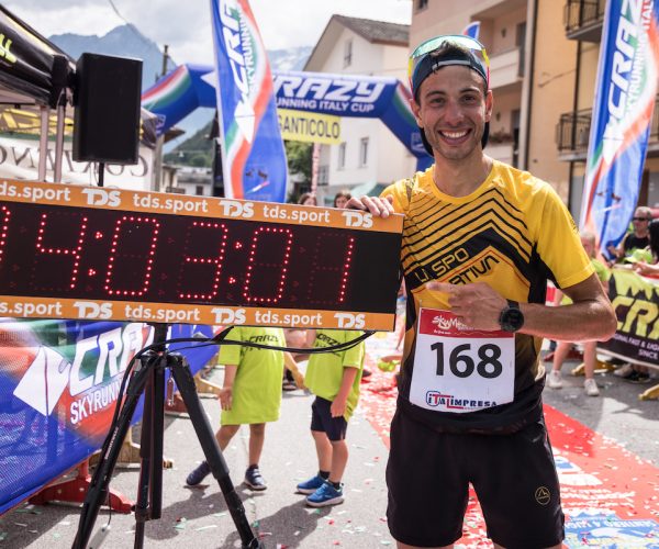 Nadir Maguet alla Skymarathon Sentiero 4 Luglio - Ph. Maurizio Torri EOSR