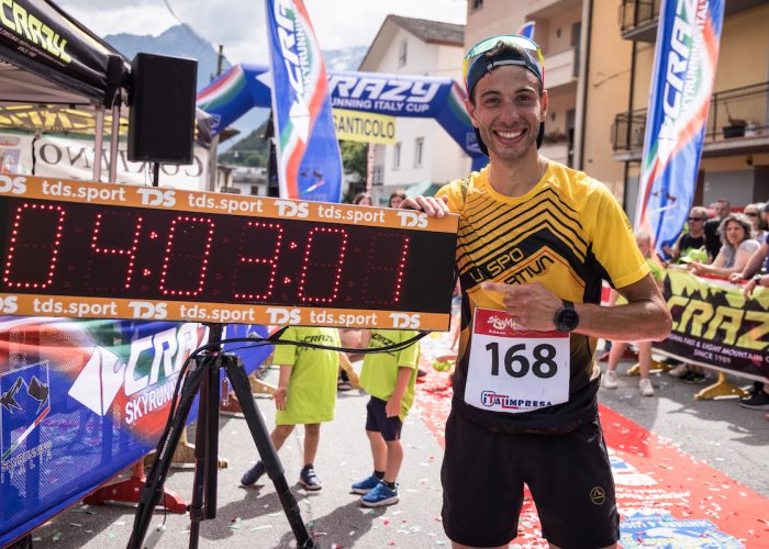 Nadir Maguet alla Skymarathon Sentiero 4 Luglio - Ph. Maurizio Torri EOSR