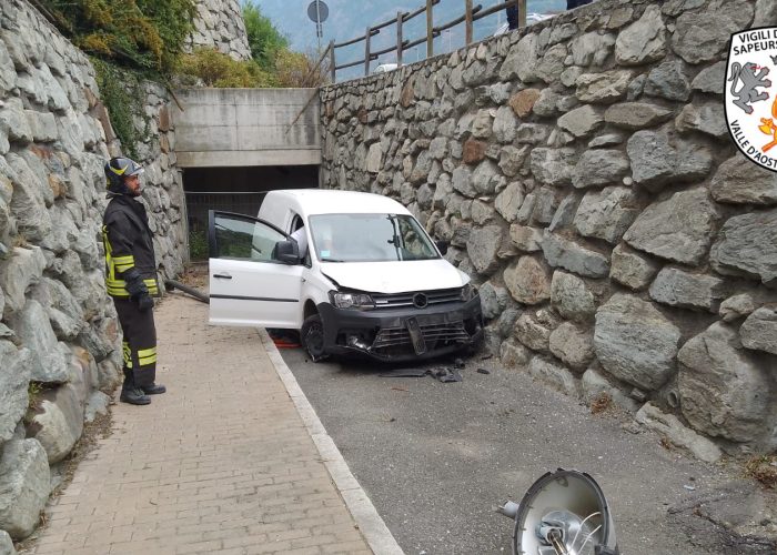Incidente via Roma Aosta
