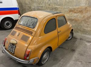 La Fiat 500 messa all'asta dall'Usl