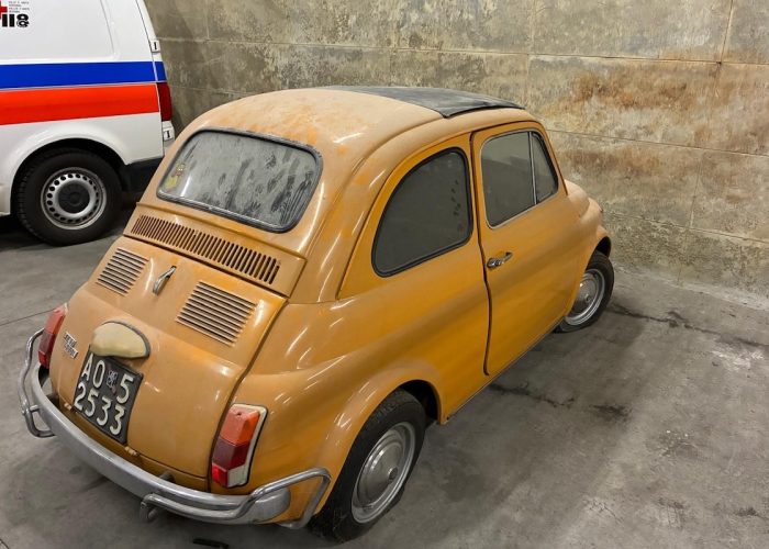 La Fiat 500 messa all'asta dall'Usl