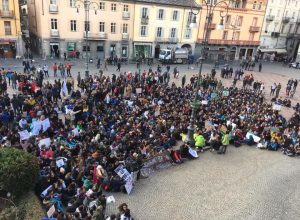 Manifestazione #FridaysForFuture ad Aosta