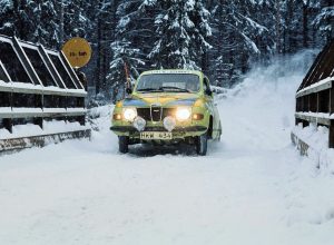 La Saab 96 V4 al Rally di Svezia