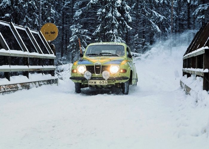 La Saab 96 V4 al Rally di Svezia