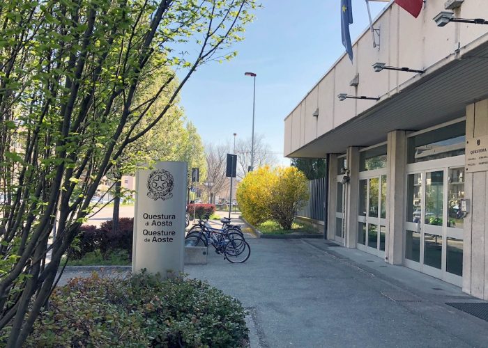 La Questura di Aosta - Foto Facebook