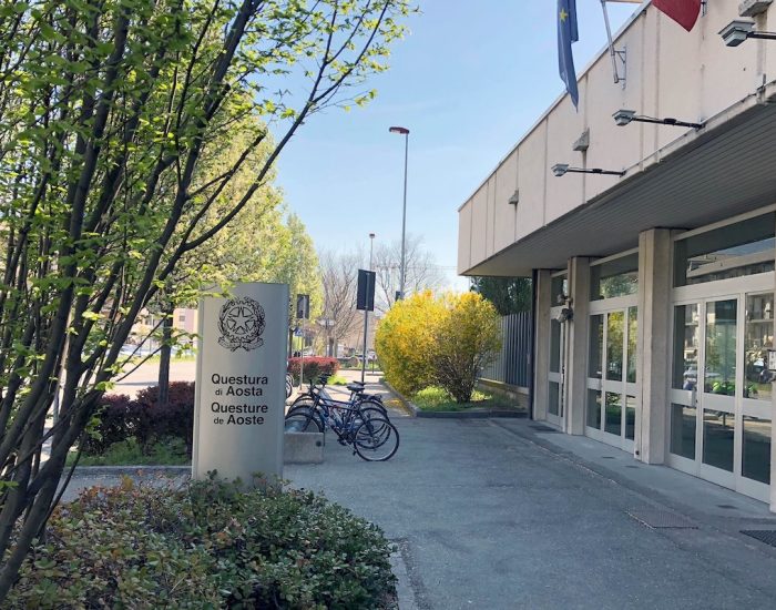 La Questura di Aosta - Foto Facebook