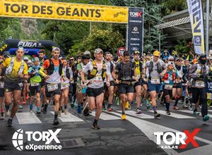 La partenza del Tor des Géants 2025