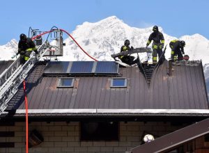 Incendio Azienda agricola Charvensod