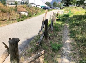 Atti vandalismo ciclabile