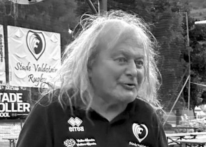 Giorgio Neyroz "Schulz" nella foto dello Stade Valdôtain