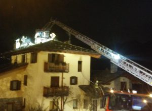 Incendio tetto Saint-Pierre