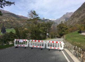 Immagine di archivio - frana Roisan