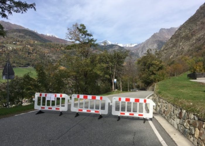 Immagine di archivio - frana Roisan