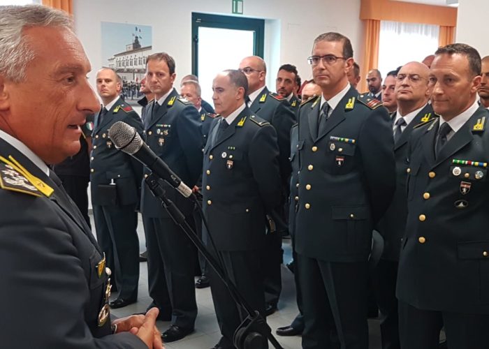 Il comandante generale della Gdf, Generale di Corpo d'Armata Giorgio Toschi ad Aosta