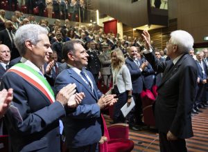 Il Presidente della Repubblica Sergio Mattarella in occasione dell’80° anniversario della resistenza, della liberazione e dell’autonomia della Valle d’Aosta