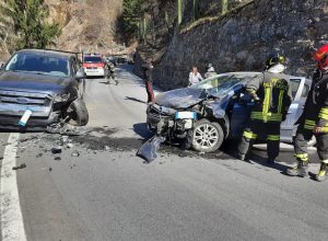 L'incidente stradale nei pressi del ponte di Chevril