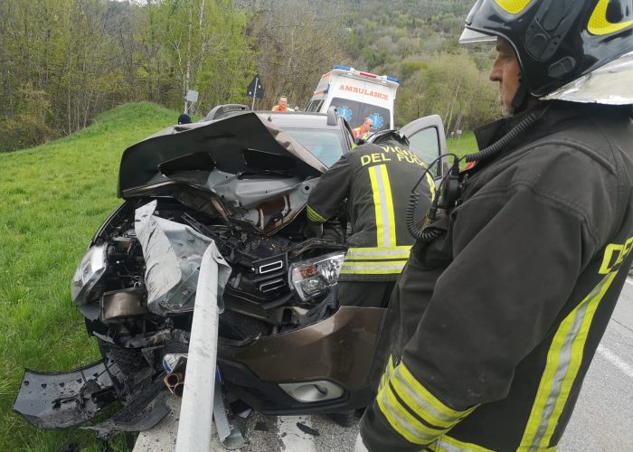 incidente stradale autonomo Rhemes