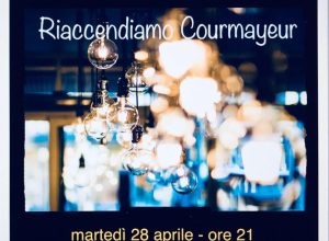 Manifestazione commercianti courmayeur