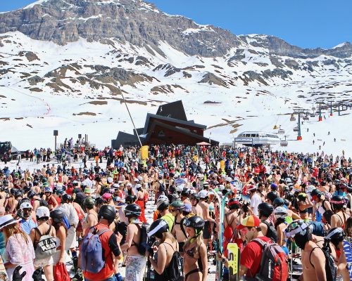 Discesa in costume Cervinia