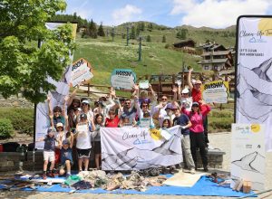 La giornata ecologica del Clean Up Tour a Chamois
