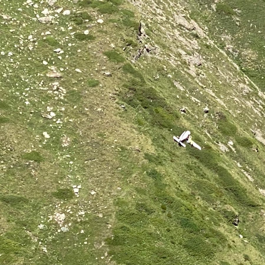Aereo precipitato zona Frassati