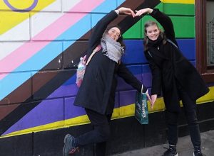 Alice Sartore e Clara Bernardi a Ballyfermot