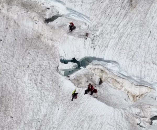 Alpinisti caduti piramide Vincent