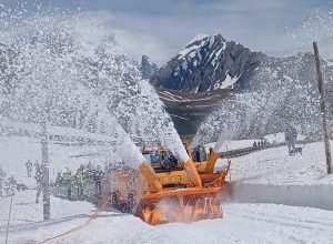 Anas SS apertura al traffico Piccolo San Bernardo frese al lavoro