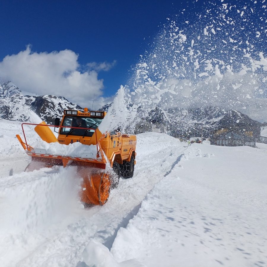 Anas sgombero neve SS Piccolo San Bernardo I