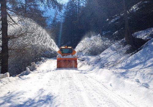 Anas sgombero neve SS SS Valle d'Aosta