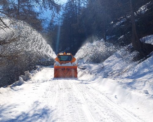 Anas sgombero neve SS SS Valle d'Aosta
