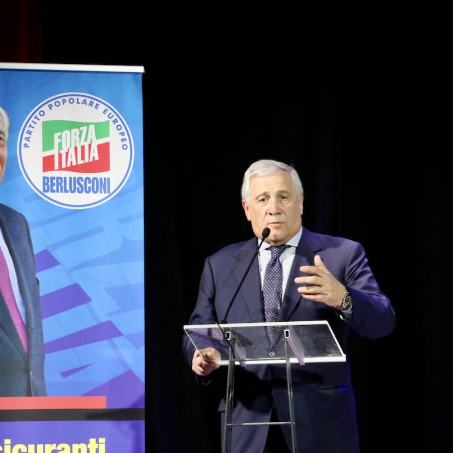 Antonio Tajani ad Aosta Forza Italia