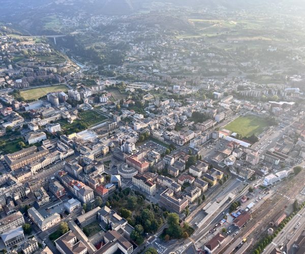 Aosta dall'alto
