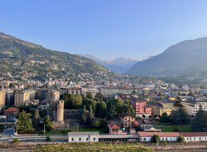 Aosta dall'alto