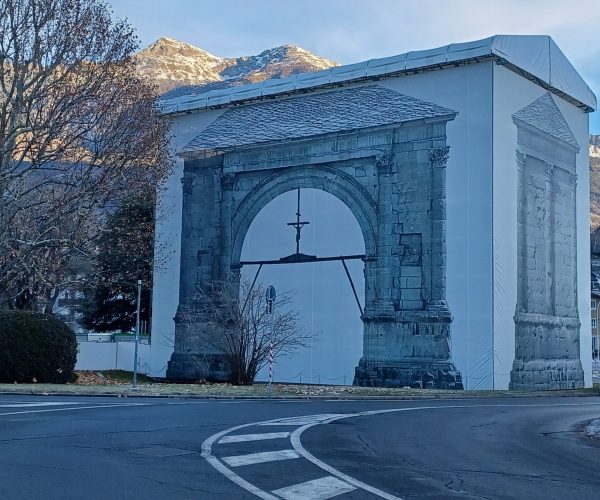 Arco di augusto cantiere