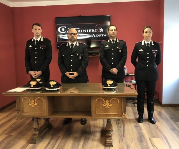 Avvicendamento CC Aosta