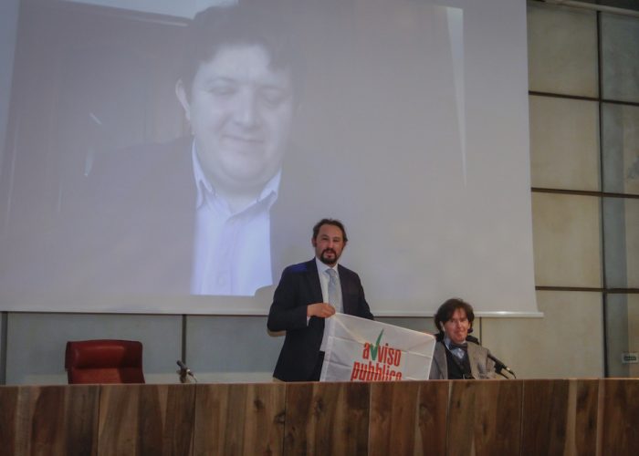 I presidenti Lavevaz (videocollegato), Montà (a sx) e Bertin.