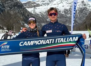 Axelle Vicari e Alessandro Saravalle campioni italiani winter triathlon a squadre