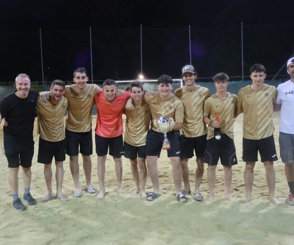 BSC Etroubles vincitori torneo beach soccer Belair Gressan